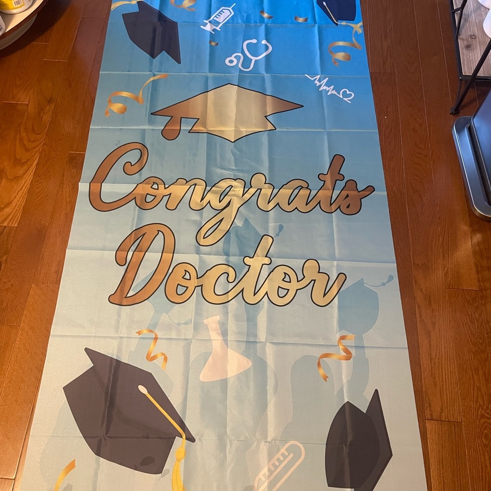 Congrats doctor banner